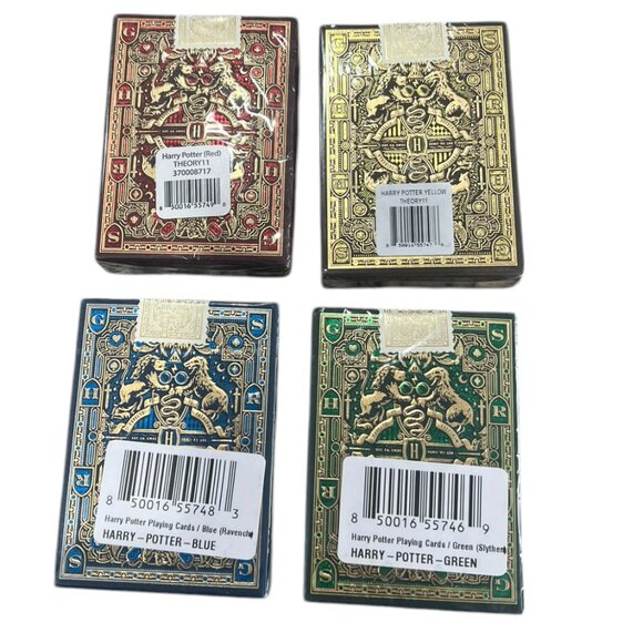 NEW! Theory11 Harry Potter Premium Playing Cards *All 4 Packs* - Picture 3 of 5